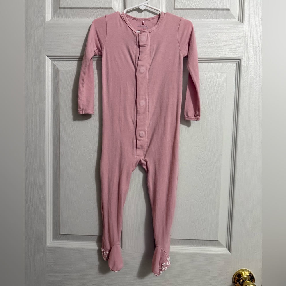 Magnetic Me Pink Footie Onesie